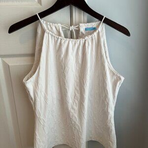 Size Large JMclaughlin white drawstring top